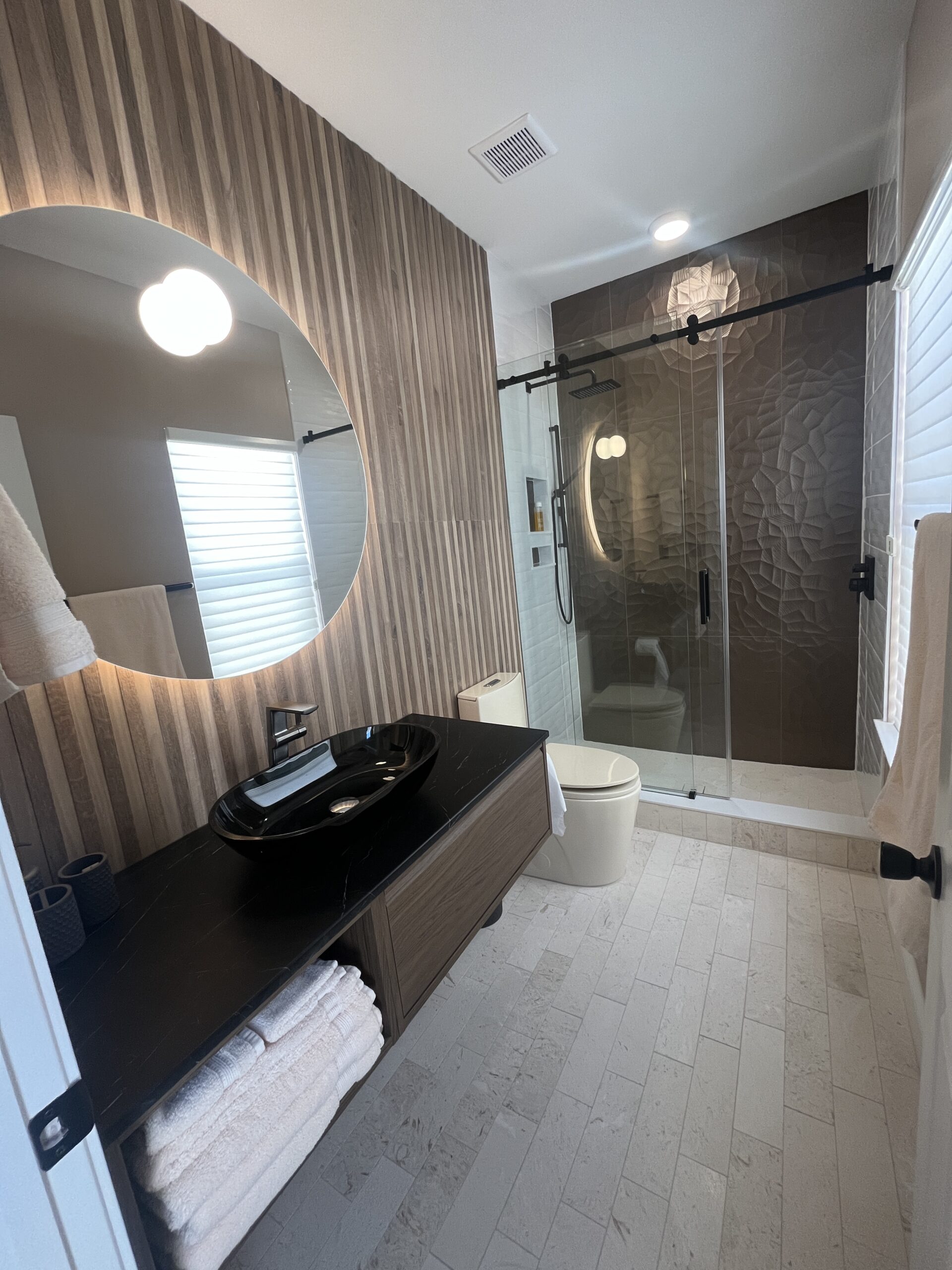 Bare wood of a home under construction